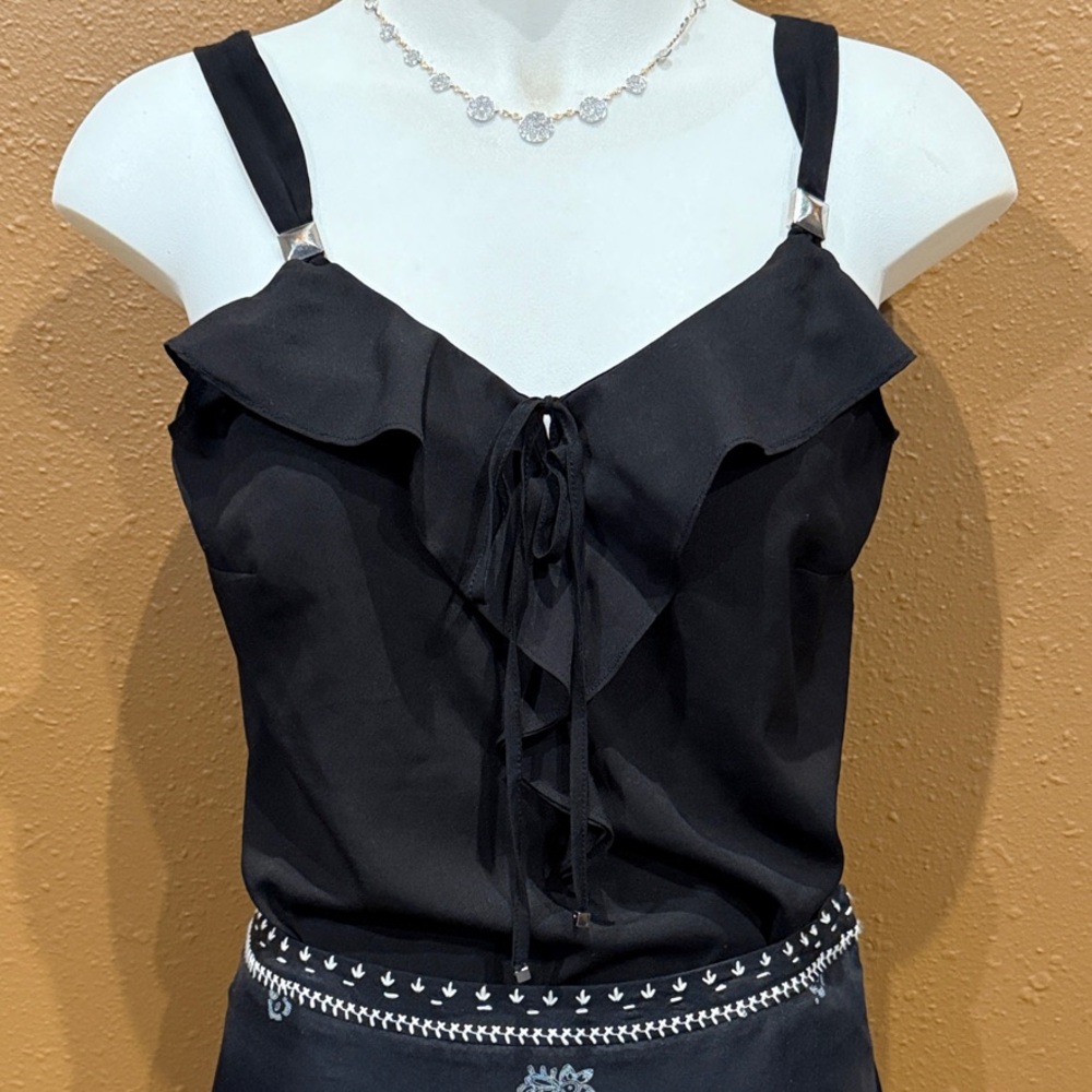 White House Black Market Black Camisole